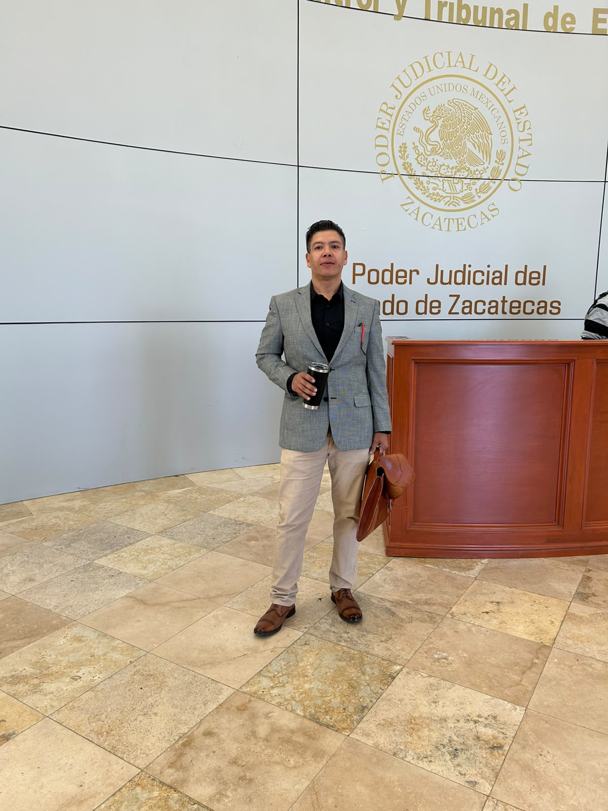 Fotografía proporcionada en las instalaciones del Poder Judicial del Estado de Zacatecas